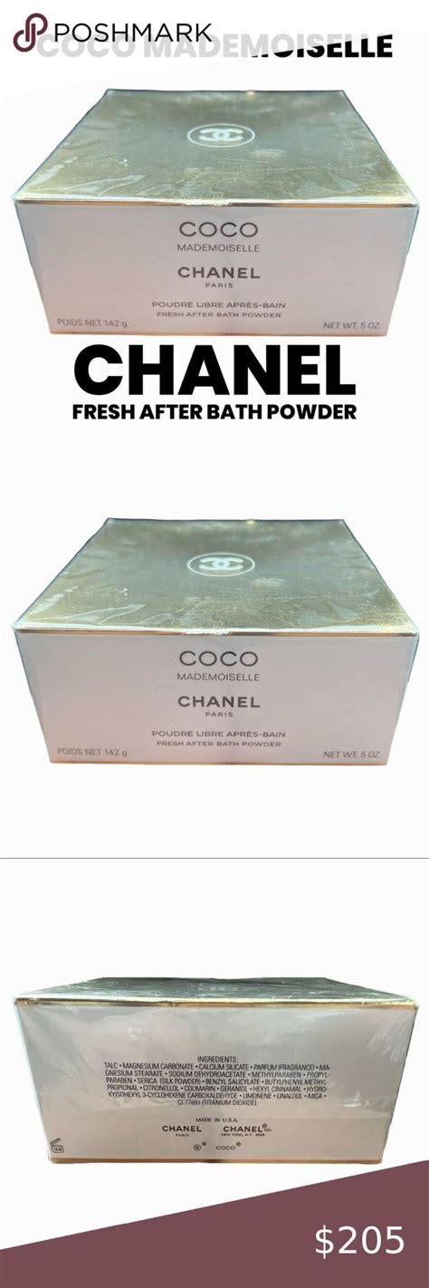 chanel coco mademoiselle talcum powder|Chanel Coco Mademoiselle bath powder.